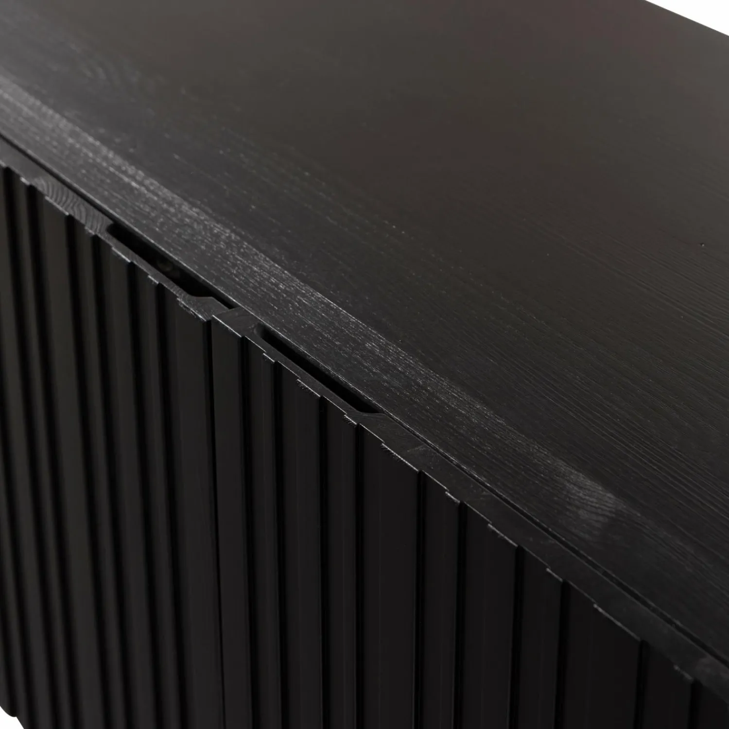 Discount WOOOD Grand Gravure tv meubel grenen zwart