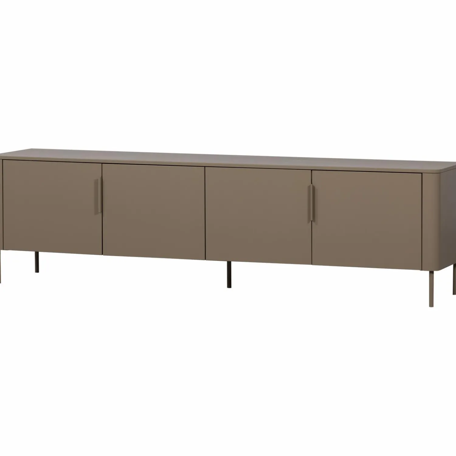 WOOOD Gunnar tv meubel 200 cm grenen Mud