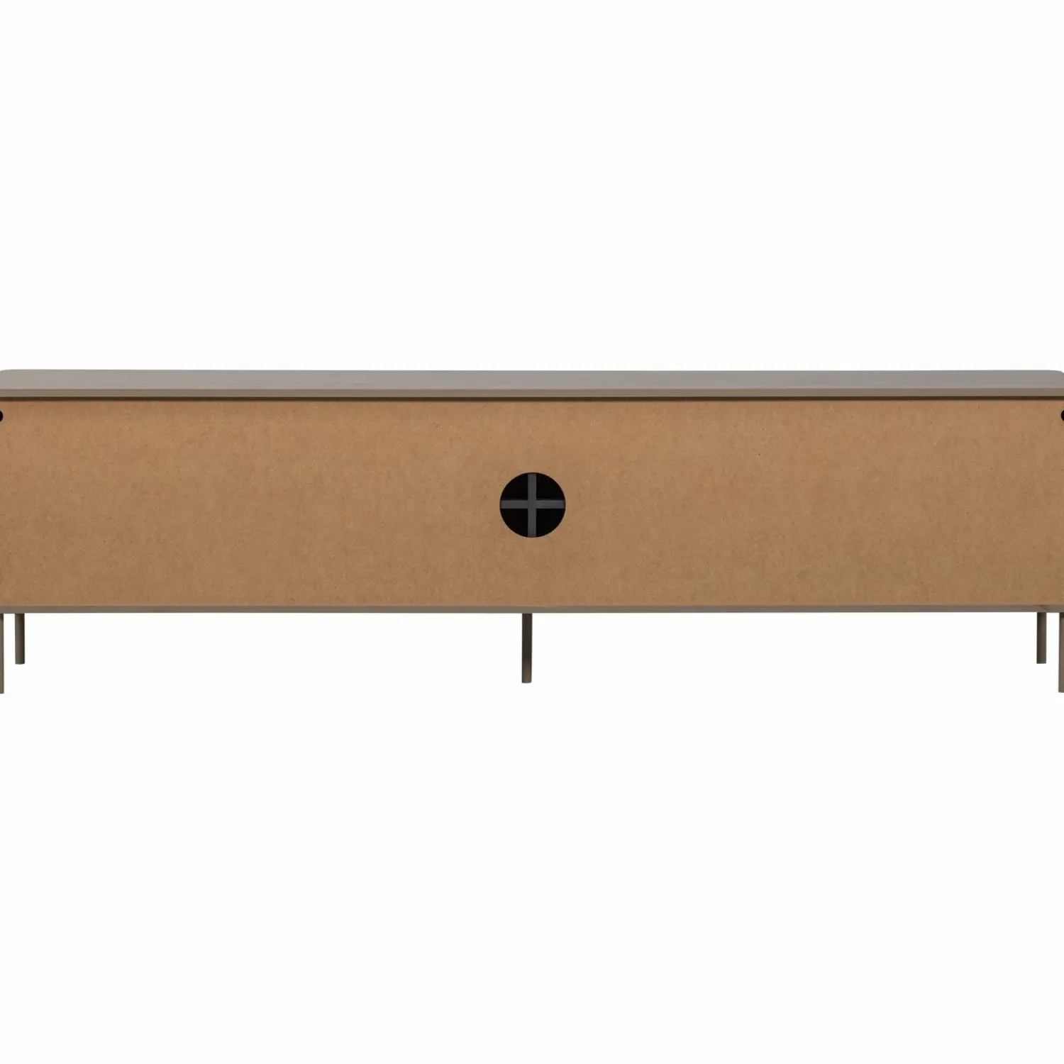 WOOOD Gunnar tv meubel 200 cm grenen Mud