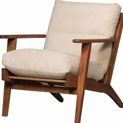 Outlet WOOOD Houston fauteuil bouclé/hout Naturel