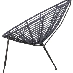 New WOOOD Jane loungestoel tuin inkt