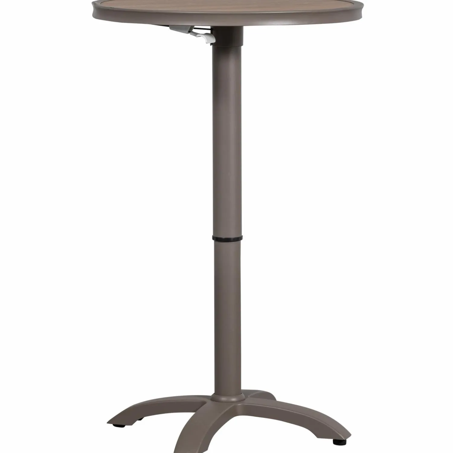 Sale WOOOD Jeppe hoogte verstelbare bartafel tuin aluminium bruin/grijs