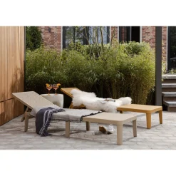 Outlet WOOOD Jinte ligbed tuin kunststof Zand