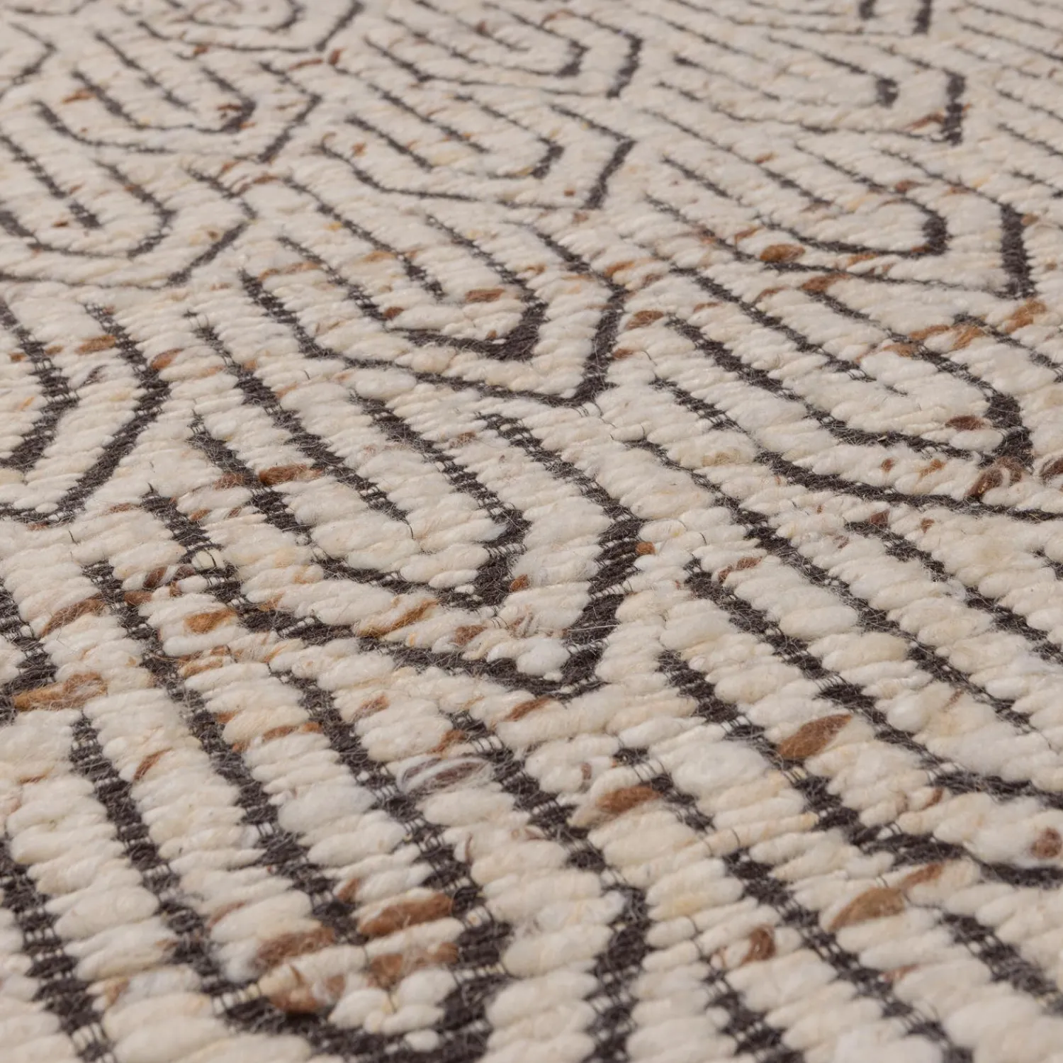 Best WOOOD Joslin vloerkleed wol naturel melange 170x240 cm
