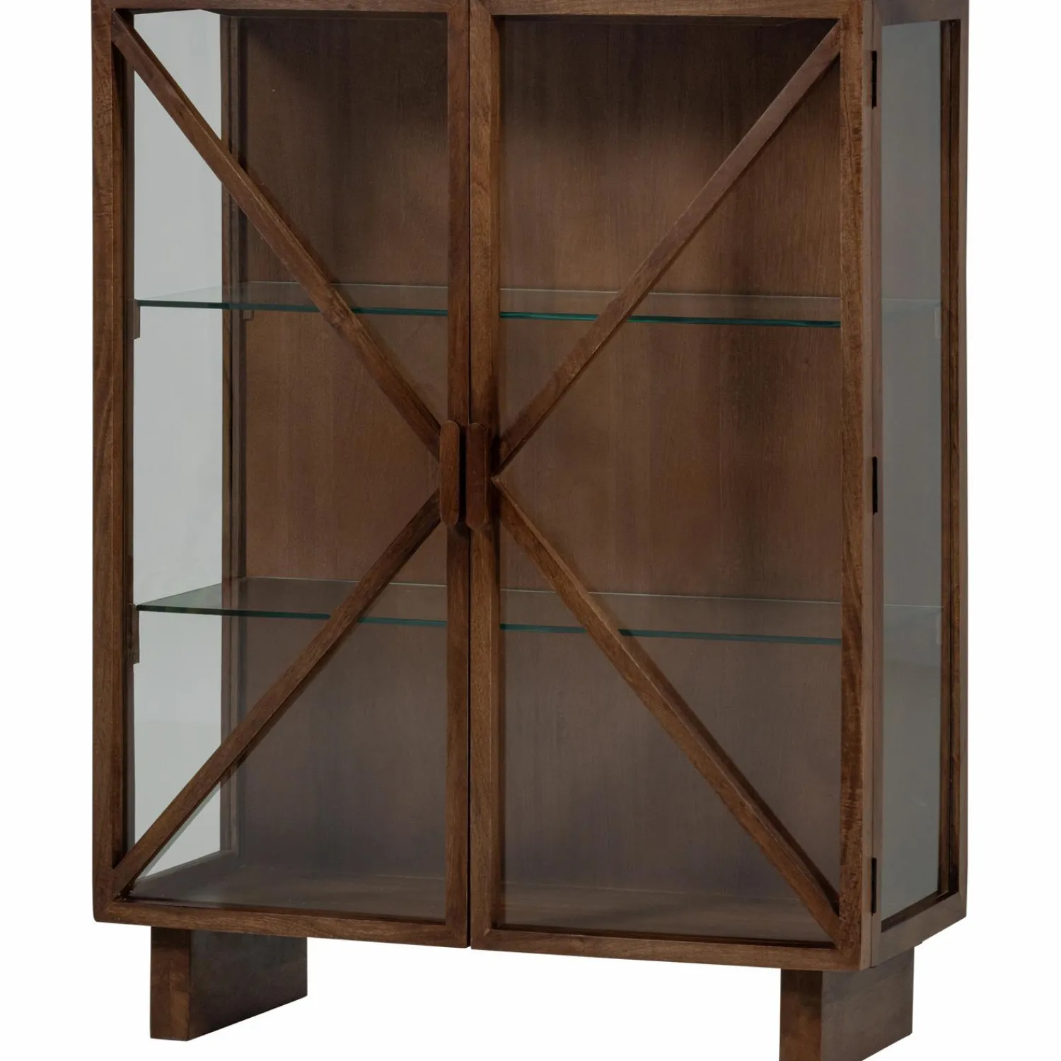 Sale WOOOD Kella 2-deurs kast mango hout Bruin