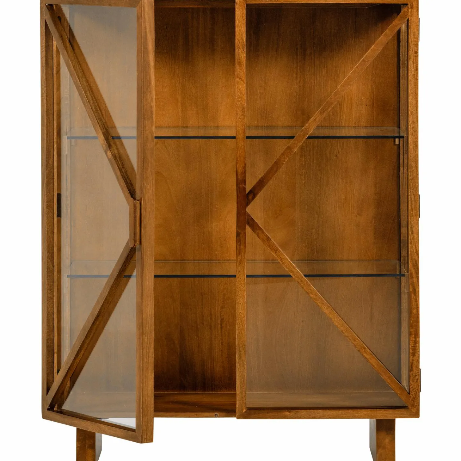 New WOOOD Kella 2-deurs kast mango hout Naturel