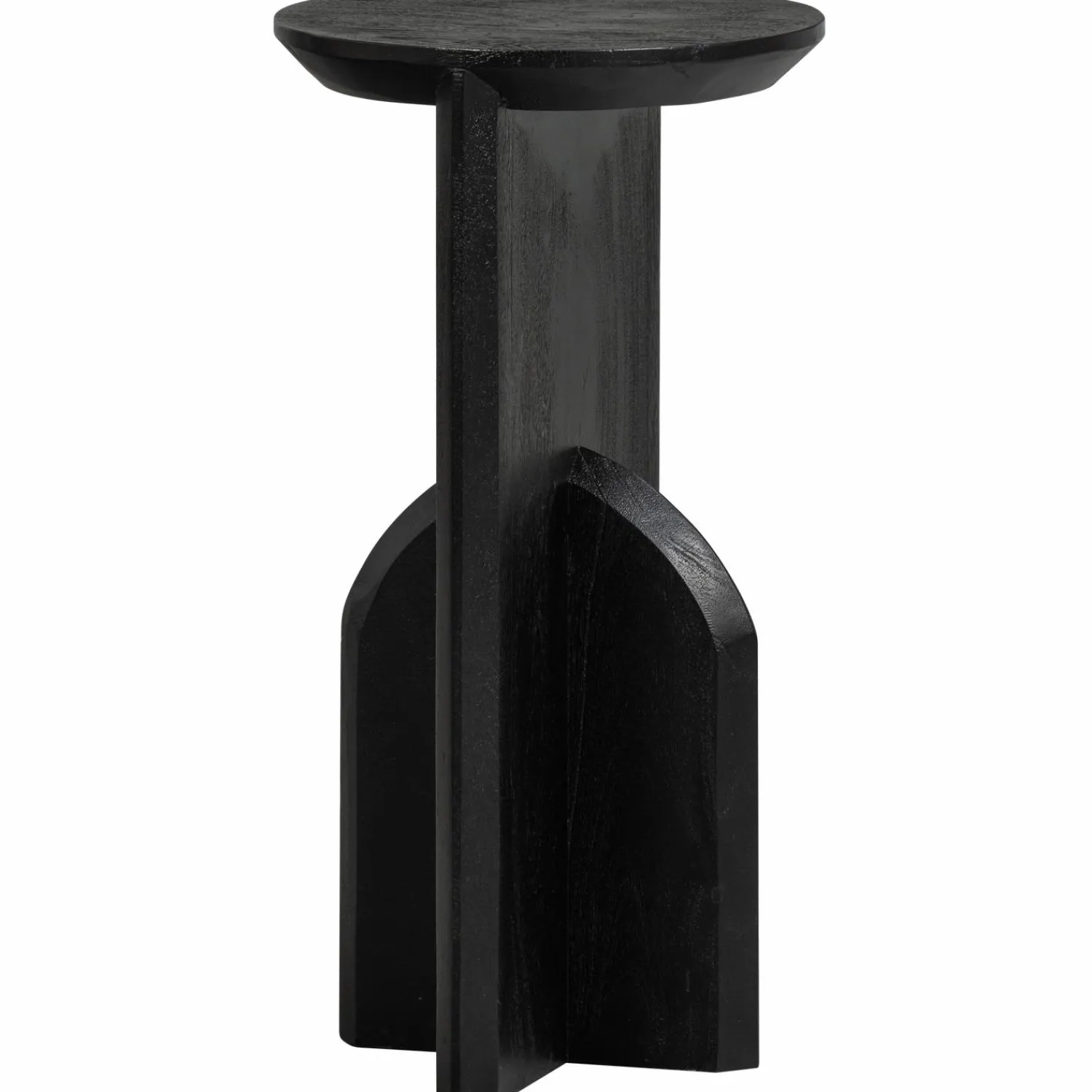 Clearance WOOOD Kioni smalle bijzettafel acacia hout zwart