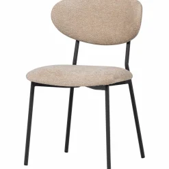 Clearance WOOOD Kjeld eetkamerstoel chenille structuur Naturel