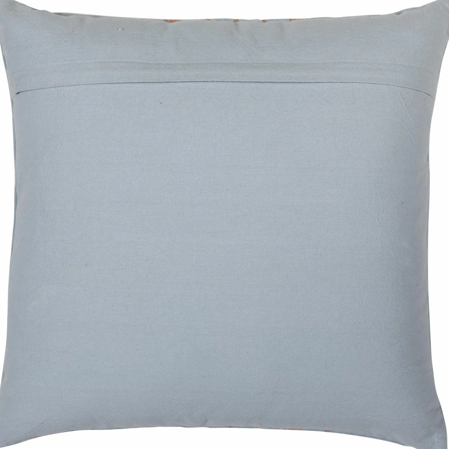 WOOOD Laon kussens velvet naturel/blauw - set van 3