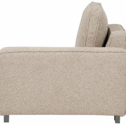 Discount WOOOD Lazy 1-zits element met arm rechts bouclé Naturel