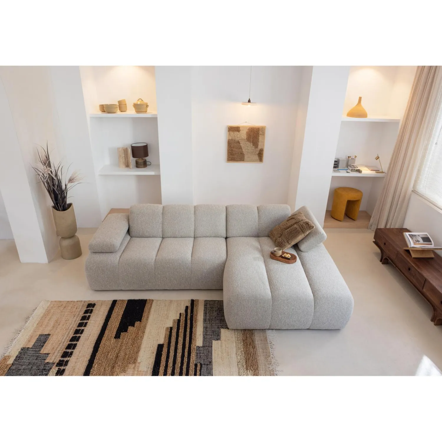 Discount WOOOD Liberal vloerkleed naturel melange 170x240 cm