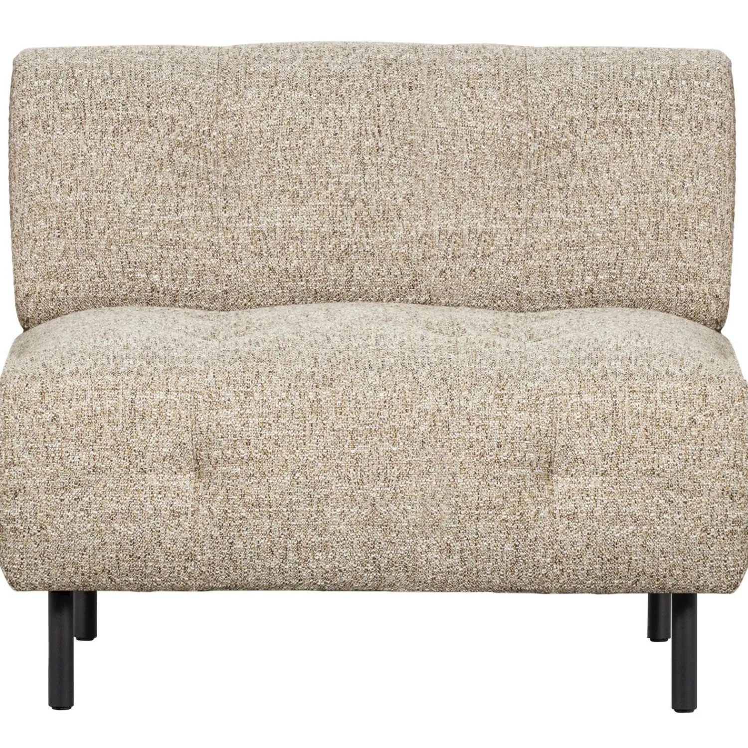 WOOOD Lloyd fauteuil grof geweven Naturel melange