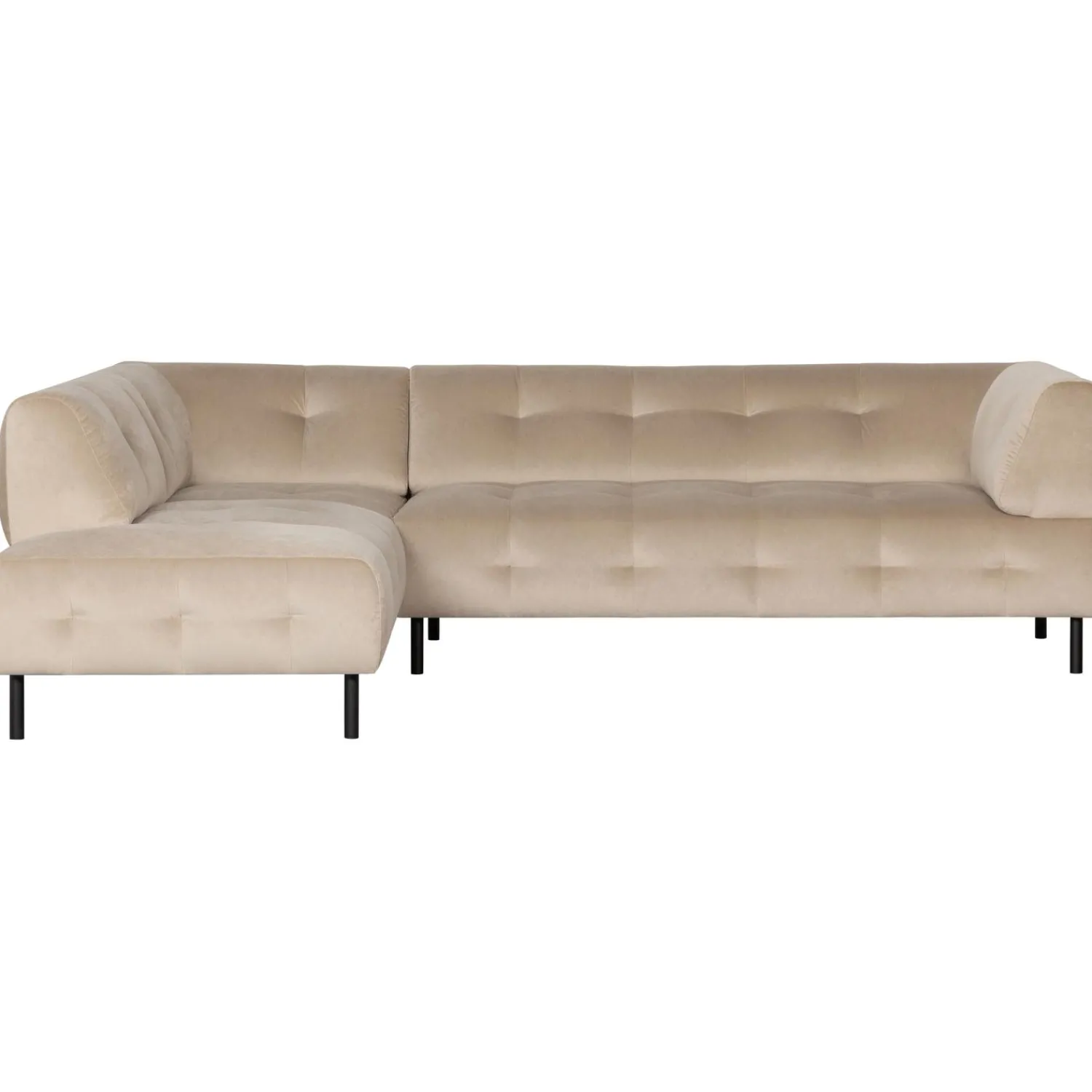 Online WOOOD Lloyd hoekbank links velvet Zeezout