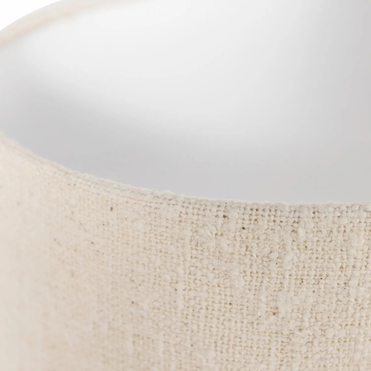 Hot WOOOD Loft vloerlamp metaal/bouclé 130xø30 cm Naturel