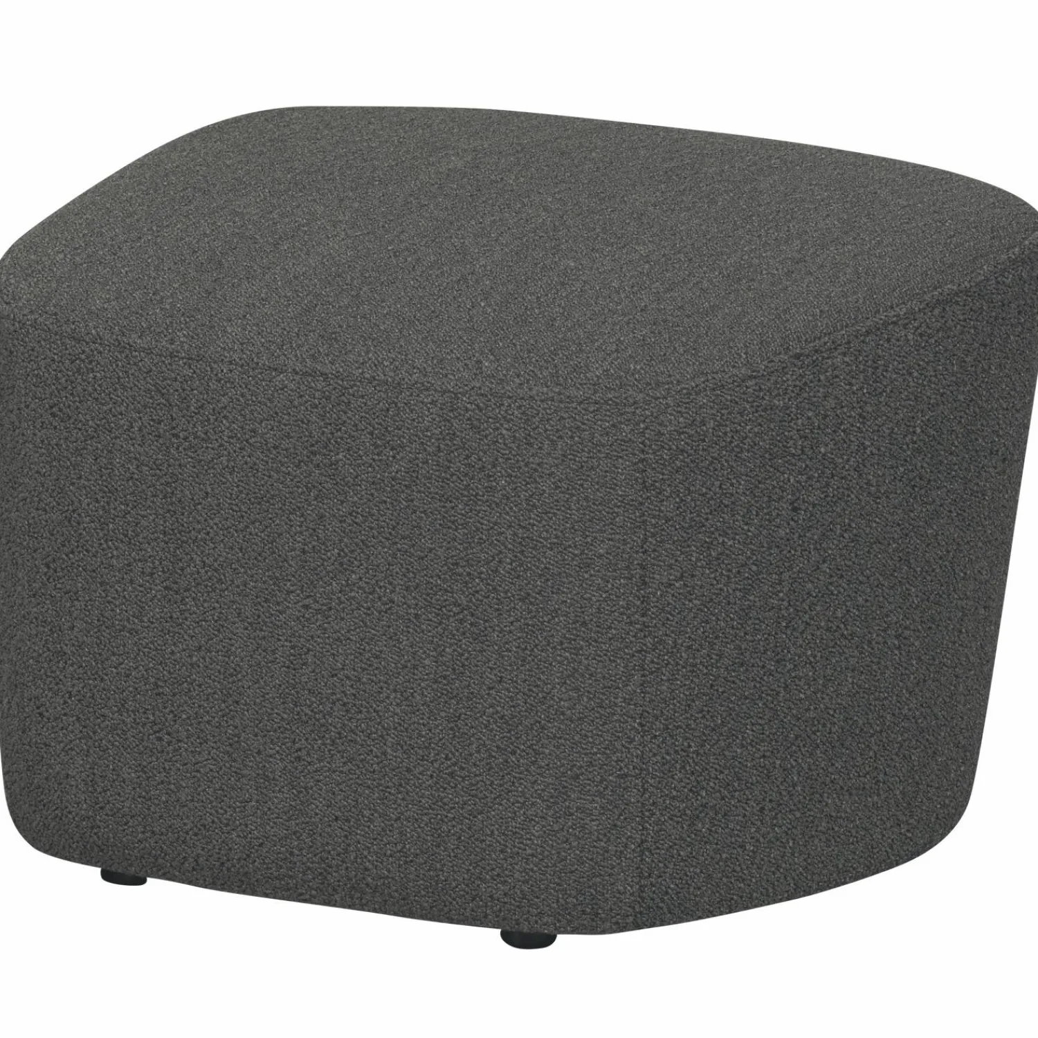 Discount WOOOD Lofty hocker bouclé Staalgrijs