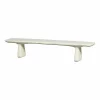 Clearance WOOOD Loggia eetbankje vezelversterkte polymeer naturel 227x40 cm