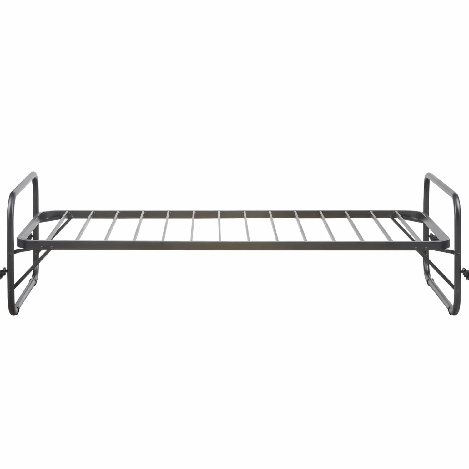Sale WOOOD Lucy eenpersoons onderschuifbed metaal zwart 90x200 cm