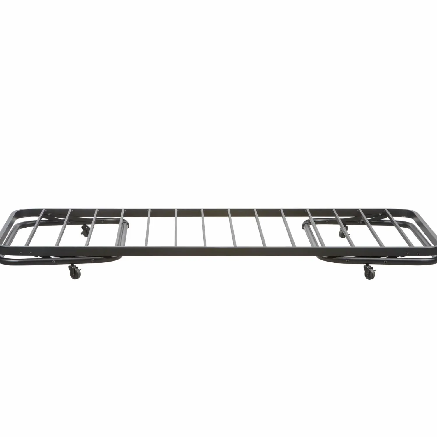 Sale WOOOD Lucy eenpersoons onderschuifbed metaal zwart 90x200 cm