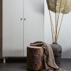 Clearance WOOOD Madu garderobekast grenen wolkengrijs