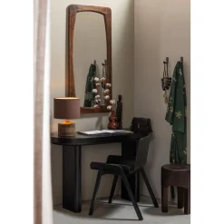 Best WOOOD Mael bureau/sidetable fineer zwart