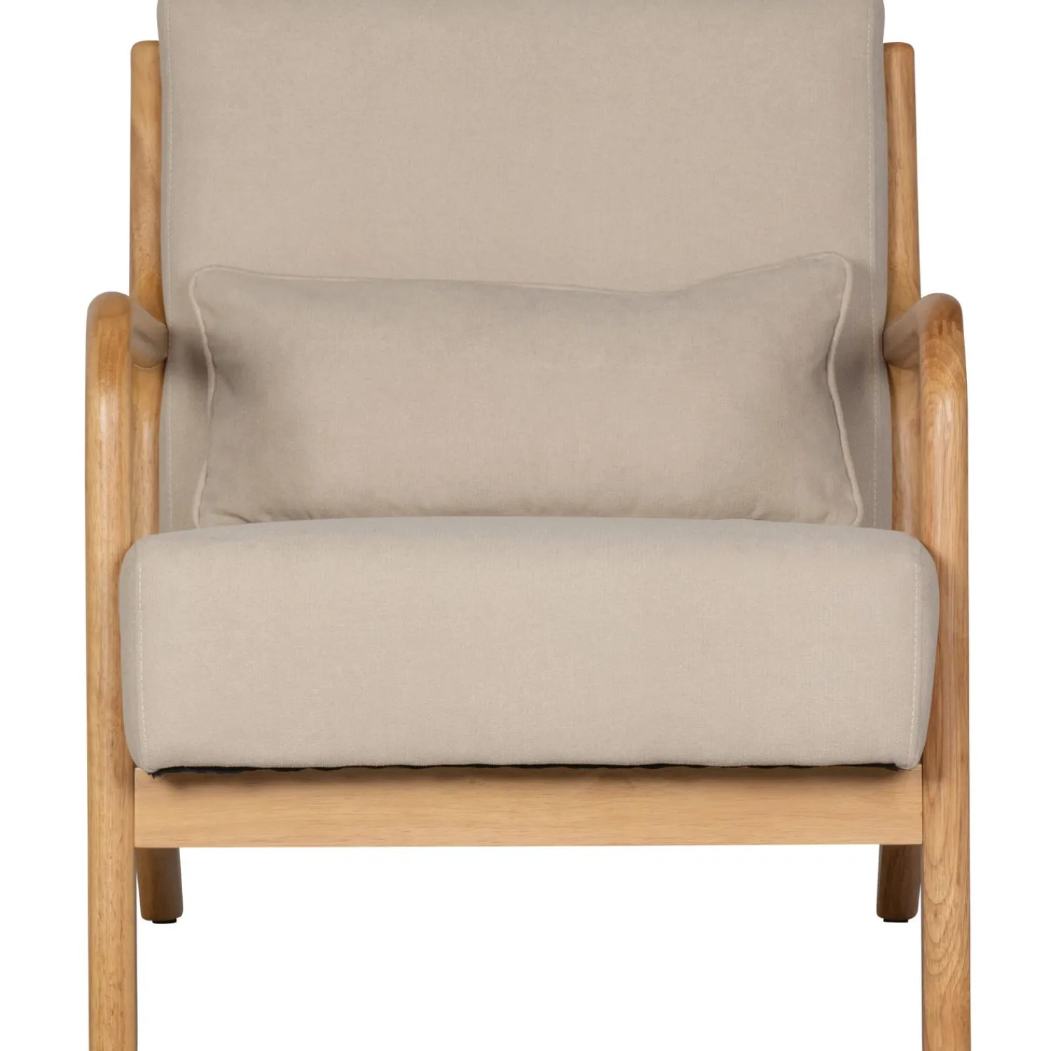 Online WOOOD Mark fauteuil geweven stof Naturel