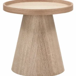 WOOOD Maud bijzettafel conisch hout naturel 38xø39 cm