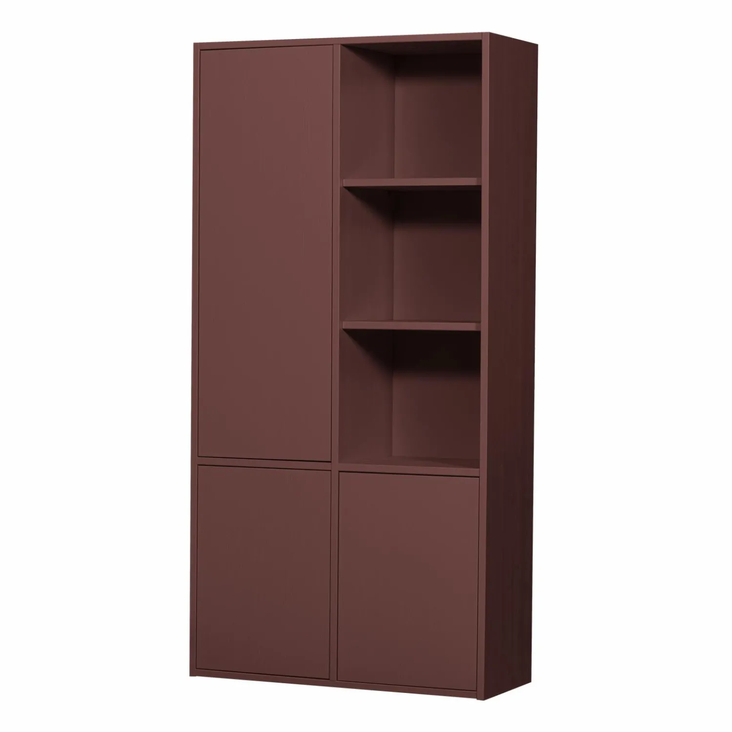 Sale WOOOD Merel opbergkast grenen rood Bordeaux
