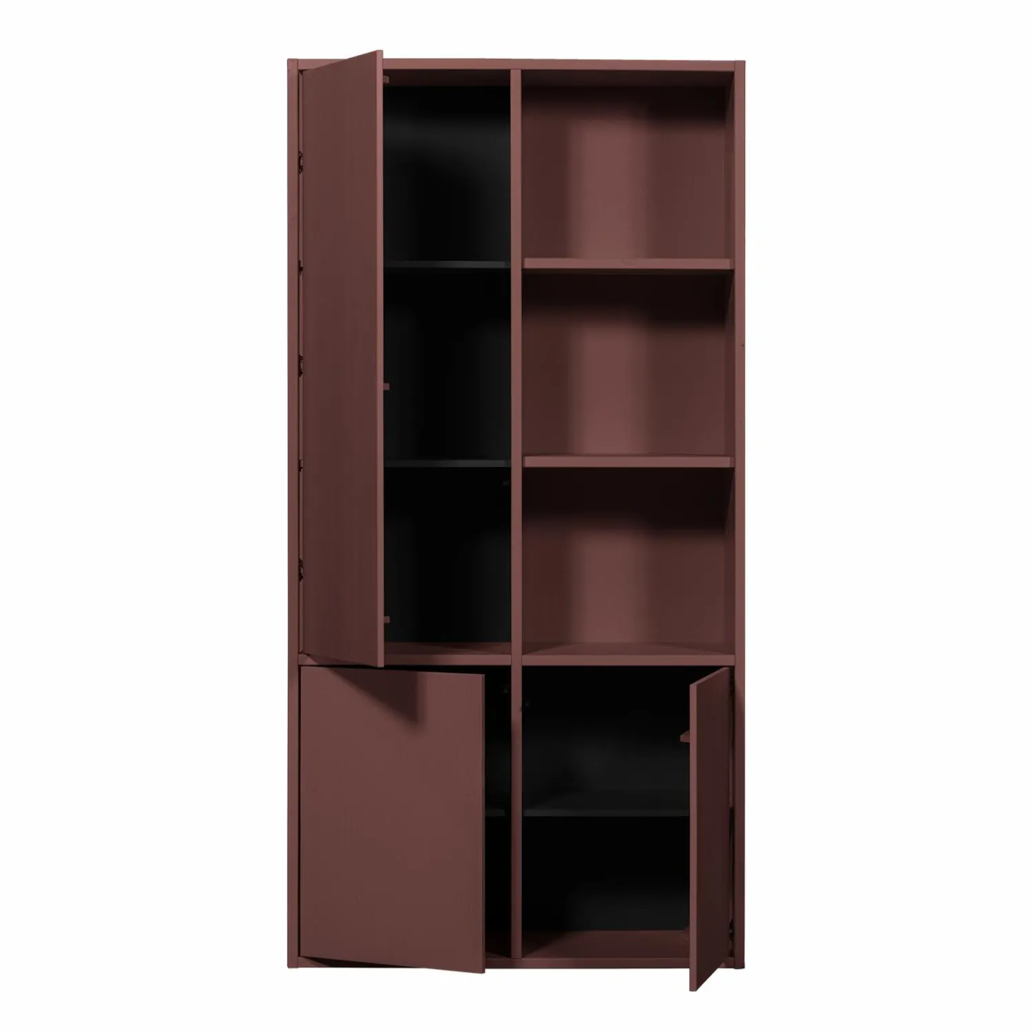 Sale WOOOD Merel opbergkast grenen rood Bordeaux