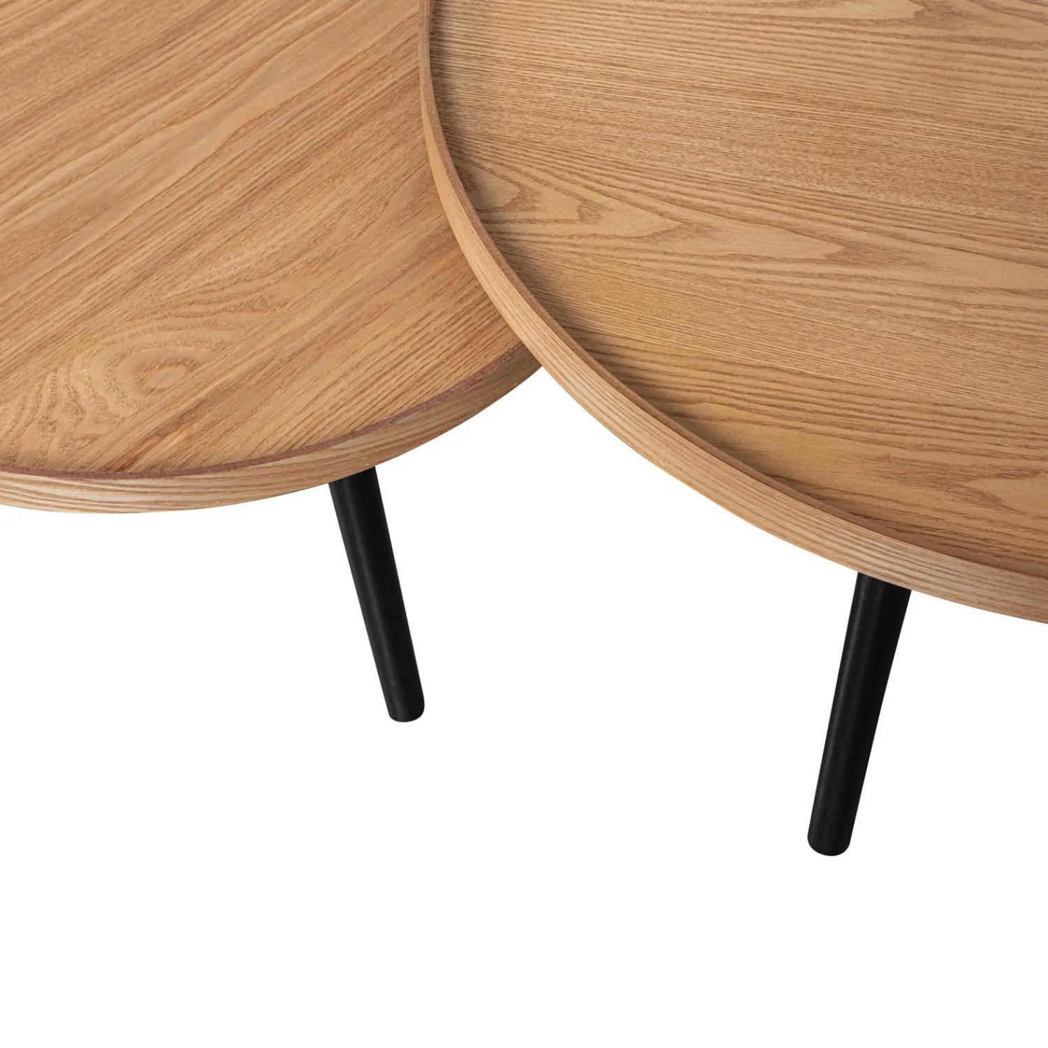 New WOOOD Mesa bijzettafel L hout 34xø60 Naturel