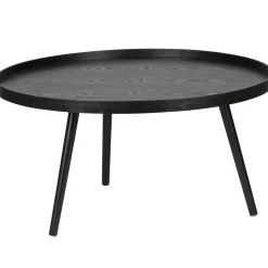 Clearance WOOOD Mesa bijzettafel XL hout 39xø78 Zwart