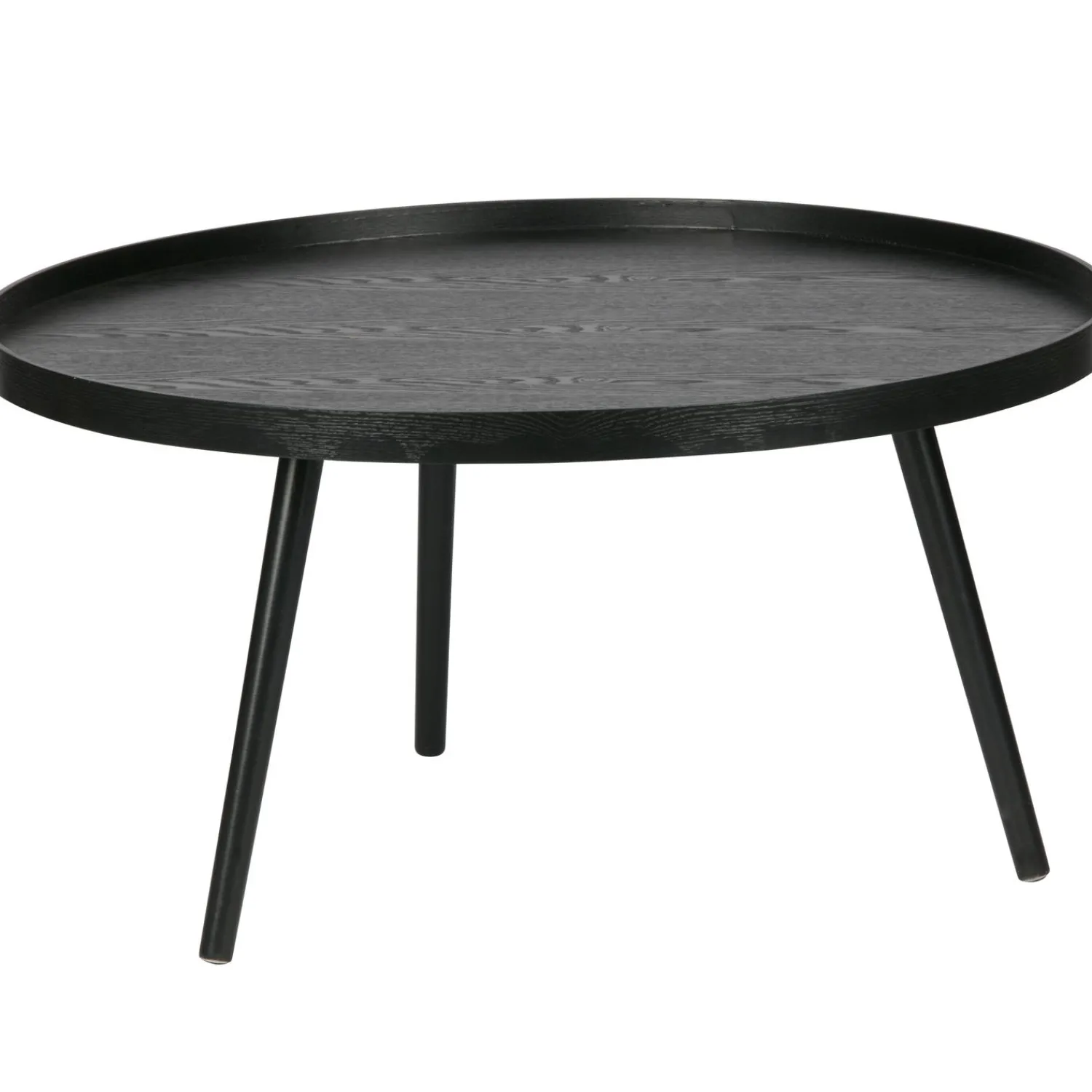 Clearance WOOOD Mesa bijzettafel XL hout 39xø78 Zwart