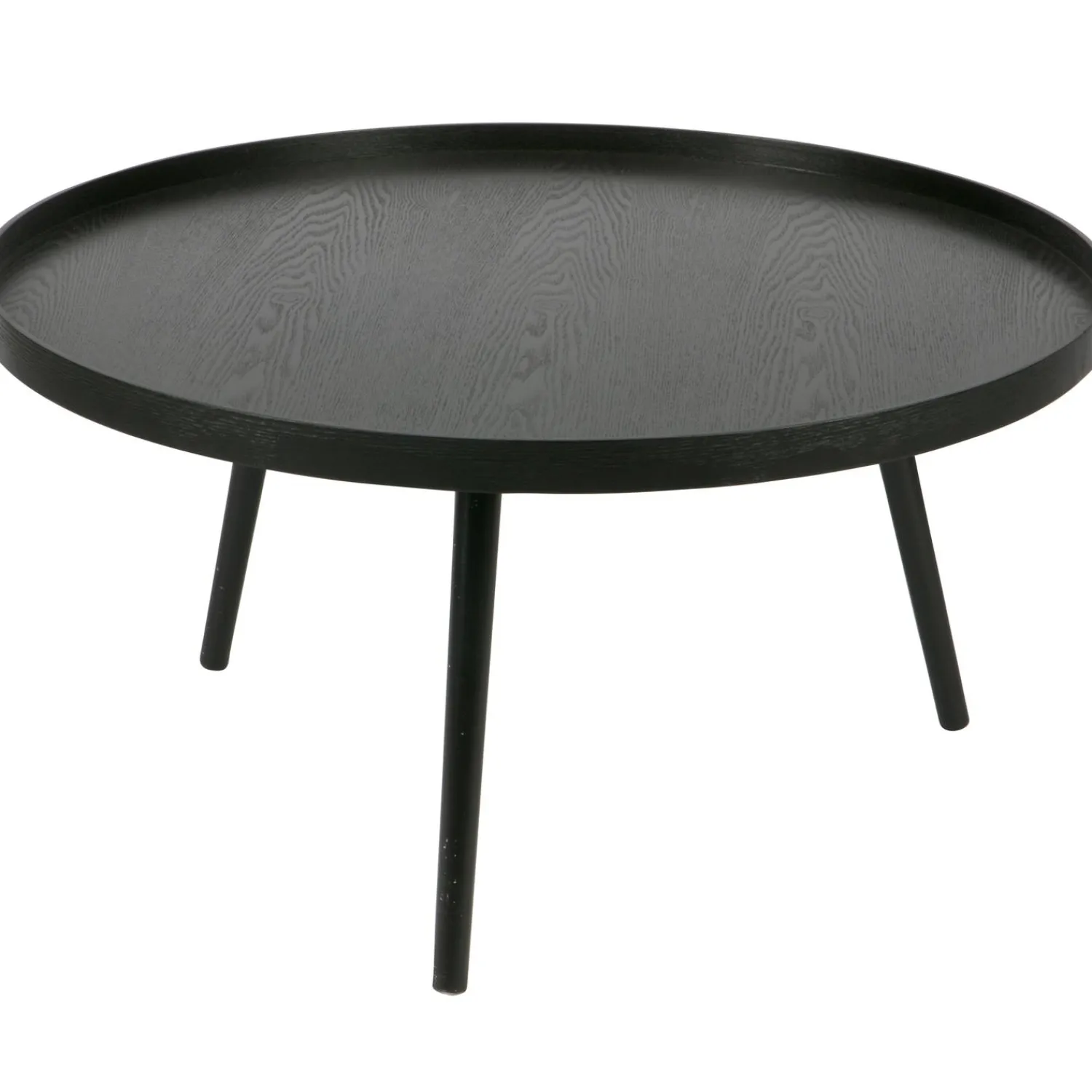 Clearance WOOOD Mesa bijzettafel XL hout 39xø78 Zwart