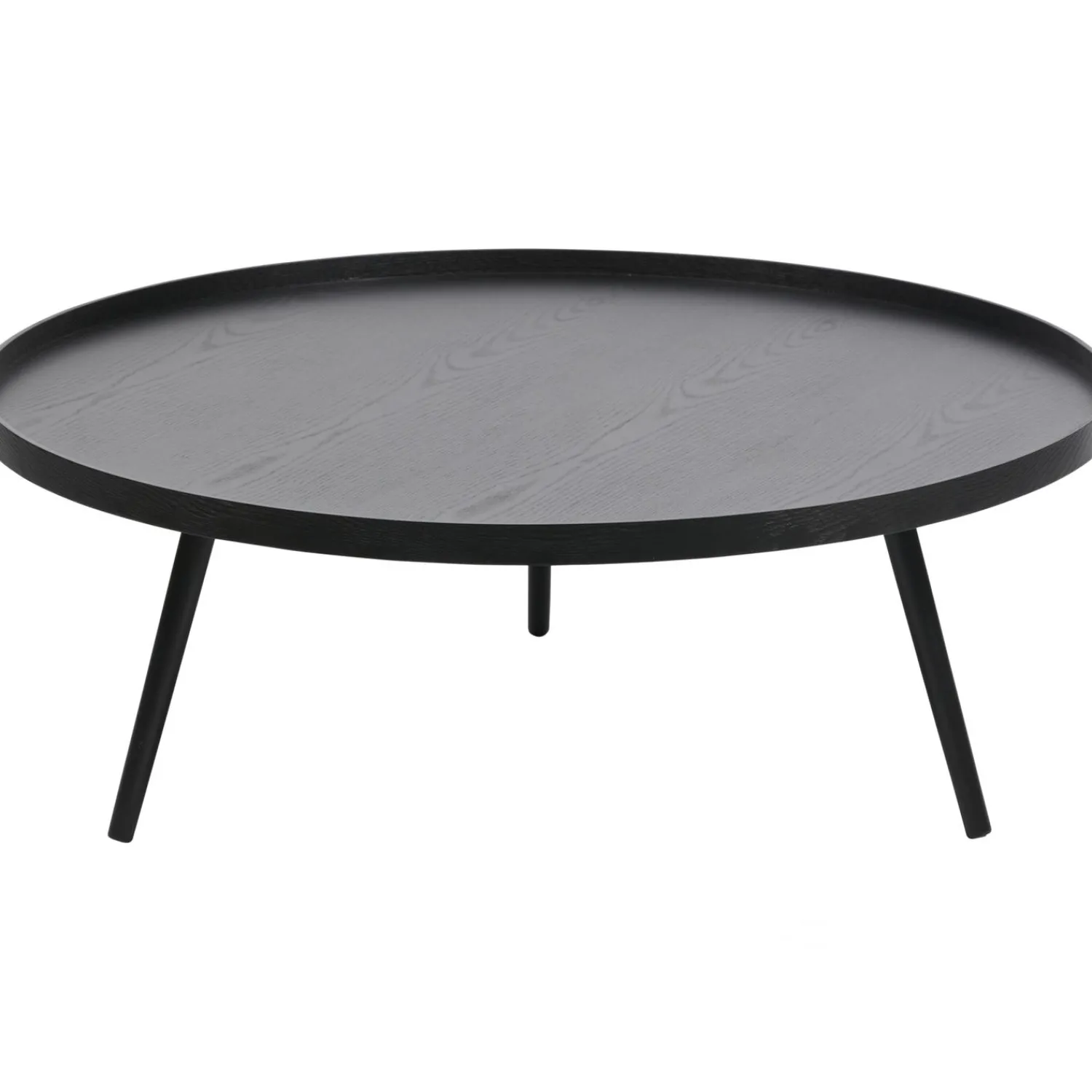 Online WOOOD Mesa bijzettafel XXL hout zwart 36xø100