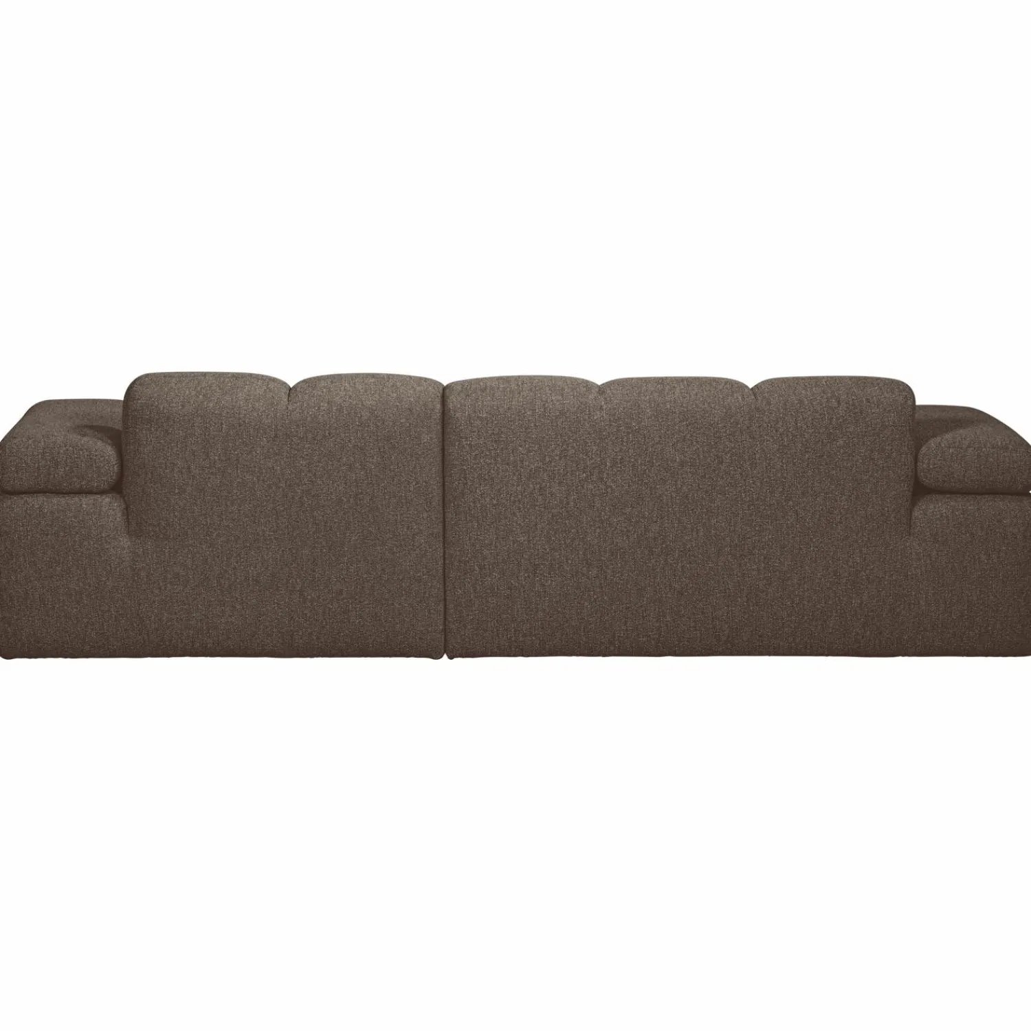 New WOOOD Mojo chaise longue bank rechts bouclé Bruin melange