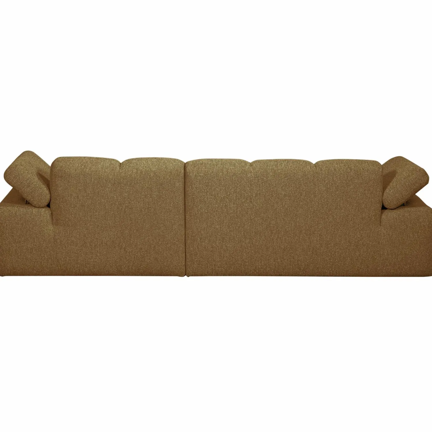 Sale WOOOD Mojo chaise longue bank rechts bouclé geel bruin melange Geel/bruin melange