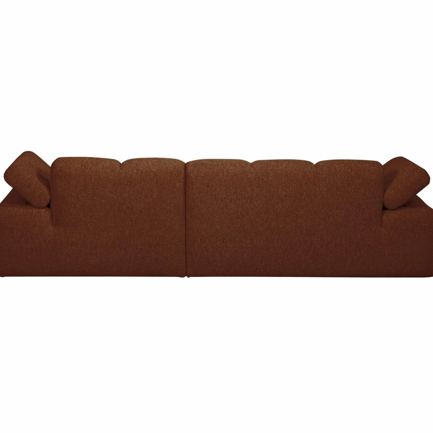 New WOOOD Mojo chaise longue bank rechts bouclé Roestbruin melange