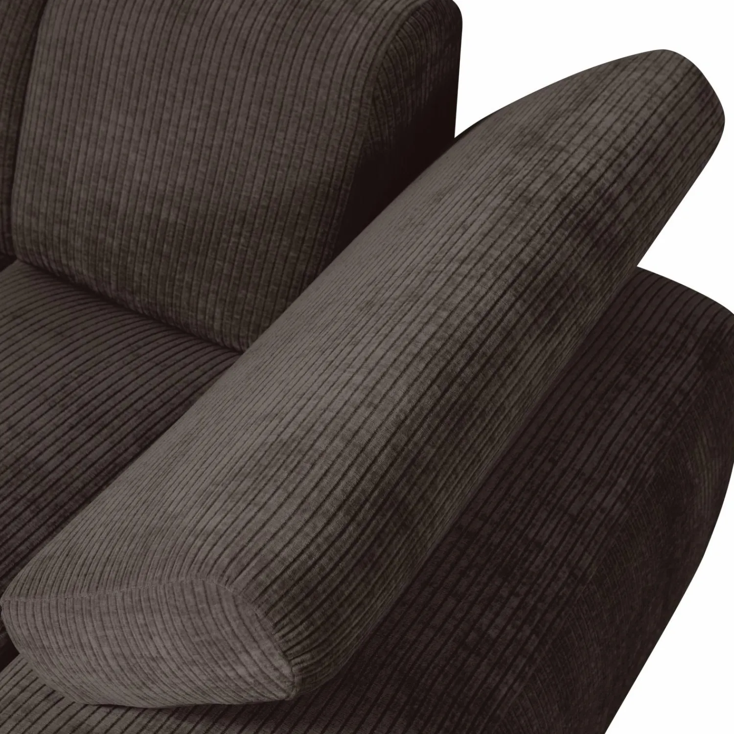 Best WOOOD Mojo chaise longue element rechts ribstof Bruin