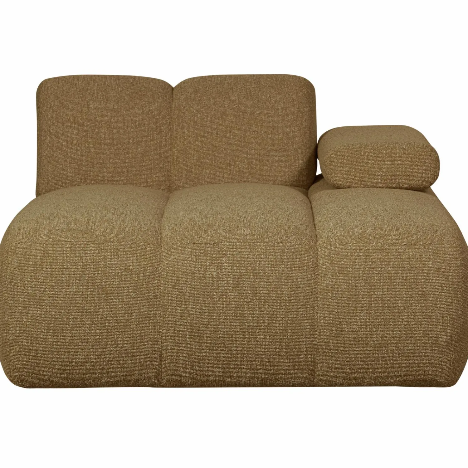 New WOOOD Mojo chaise longue element rechts bouclé Geel/bruin melange