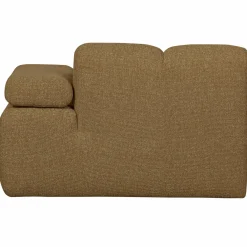 New WOOOD Mojo chaise longue element rechts bouclé Geel/bruin melange