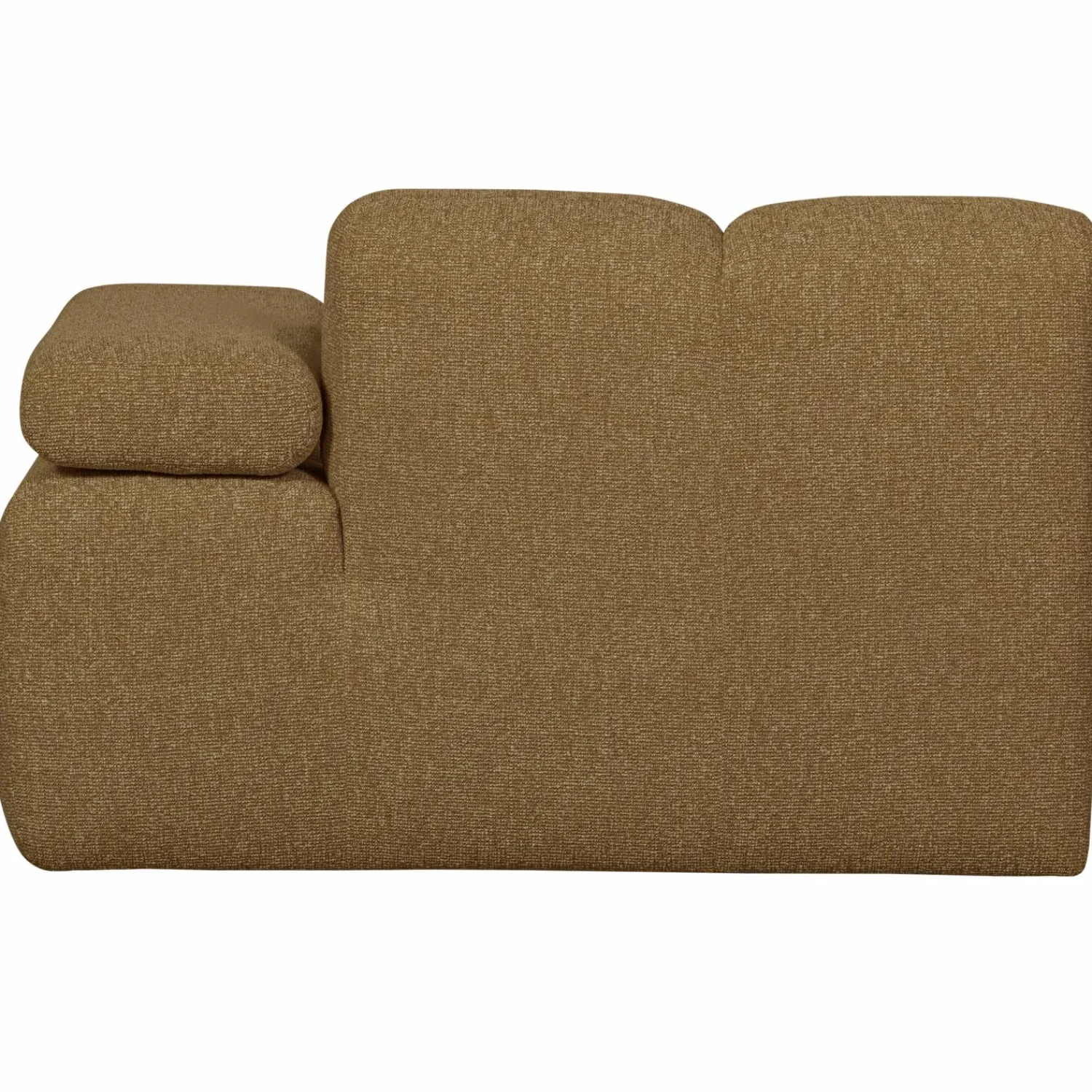 New WOOOD Mojo chaise longue element rechts bouclé Geel/bruin melange