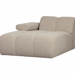WOOOD Mojo chaise longue element links bouclé Beige melange