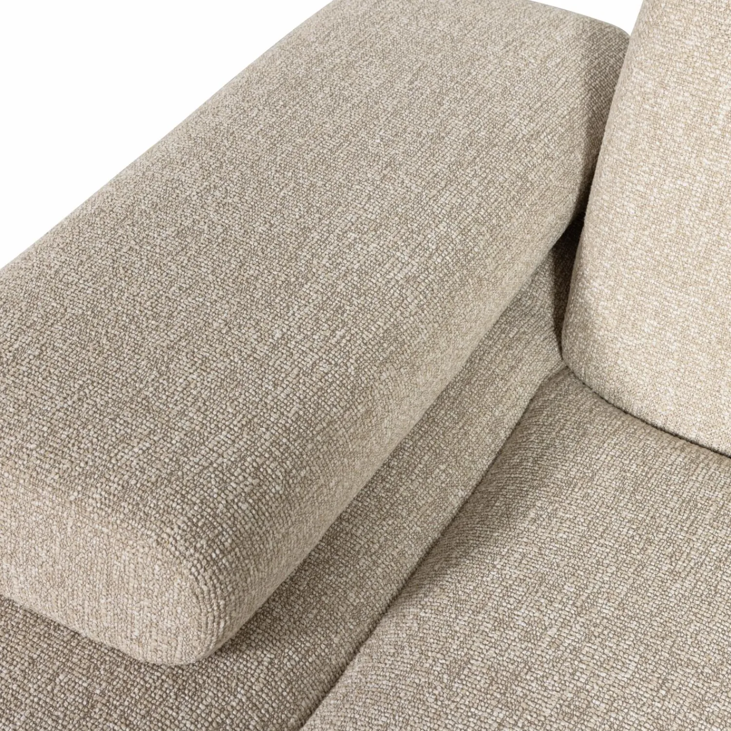 WOOOD Mojo chaise longue element links bouclé Beige melange
