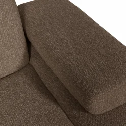 Online WOOOD Mojo chaise longue element rechts bouclé Bruin melange