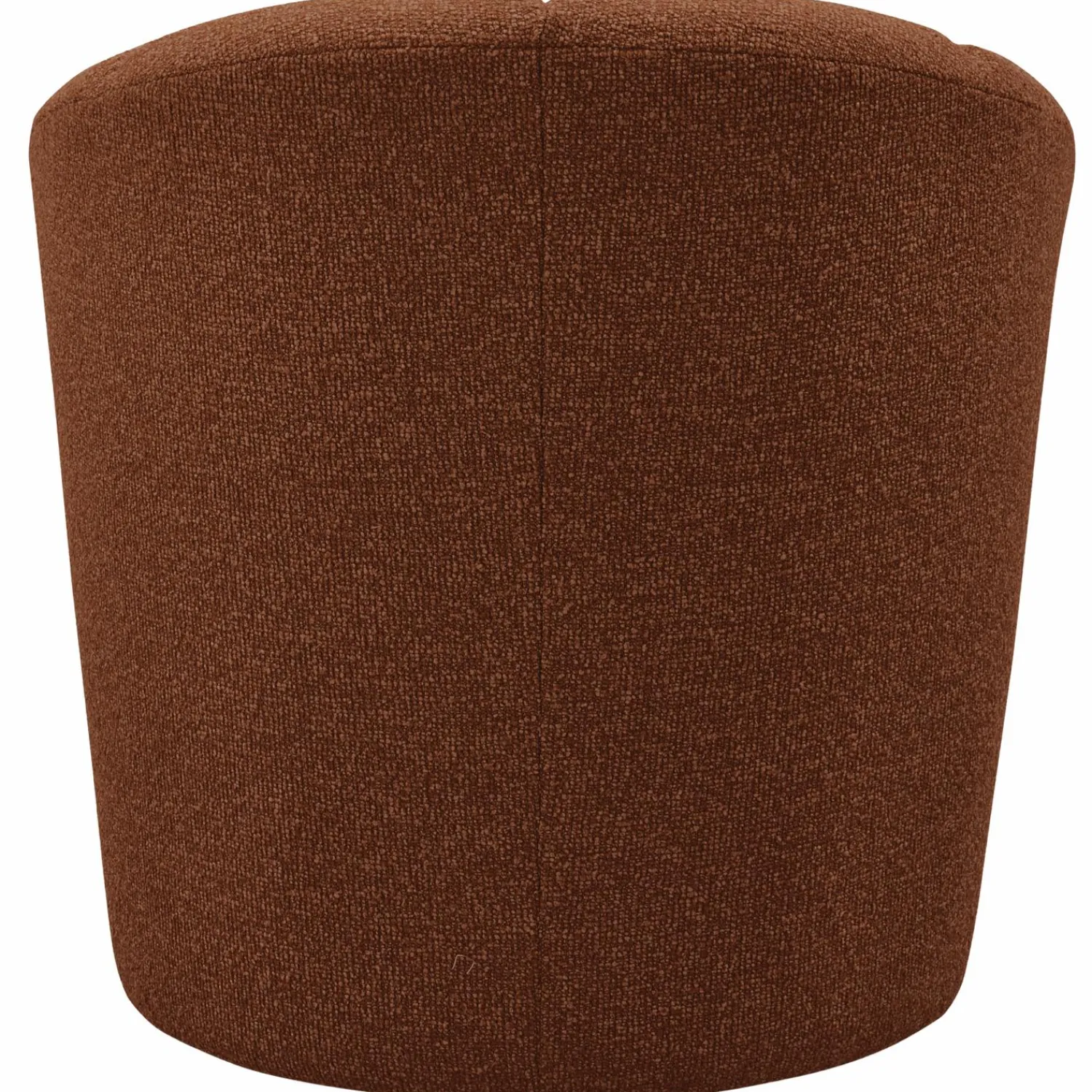 Clearance WOOOD Mojo draaifauteuil bouclé Roestbruin melange