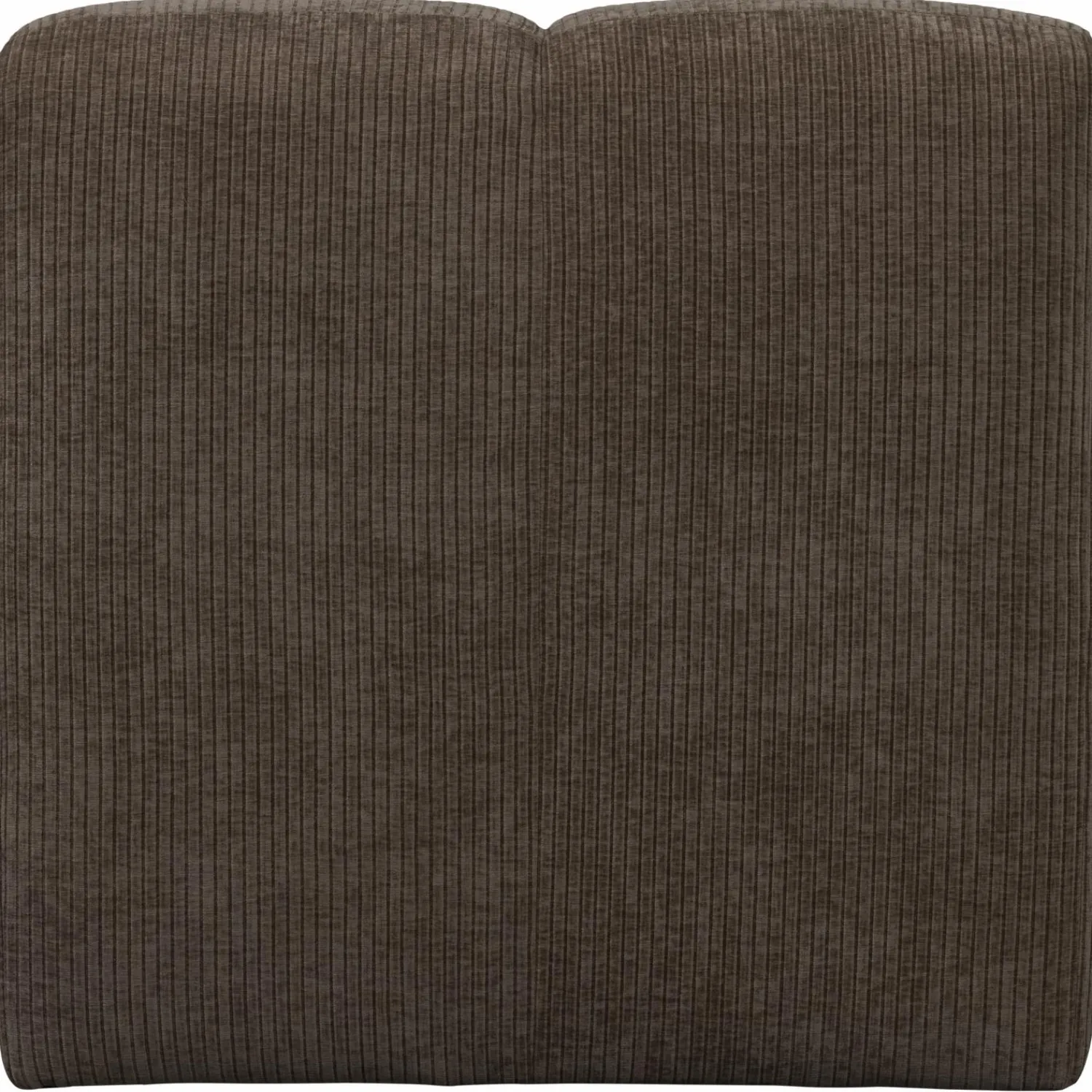 Clearance WOOOD Mojo eetbankje 84 cm met rugleuning ribstof Bruin
