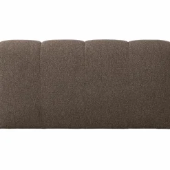 Sale WOOOD Mojo eetbankje 164 cm met rugleuning bouclé Bruin melange