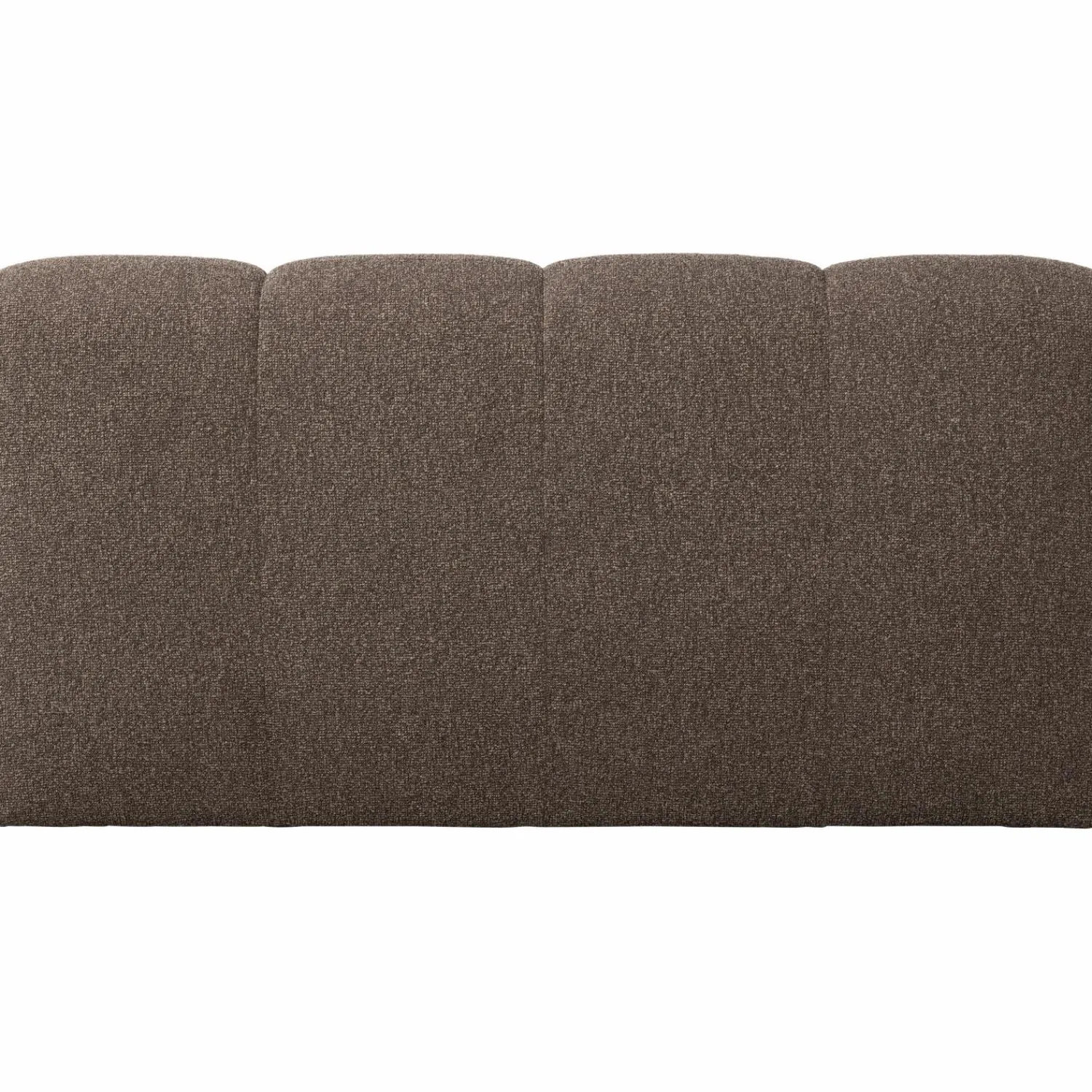 Sale WOOOD Mojo eetbankje 164 cm met rugleuning bouclé Bruin melange