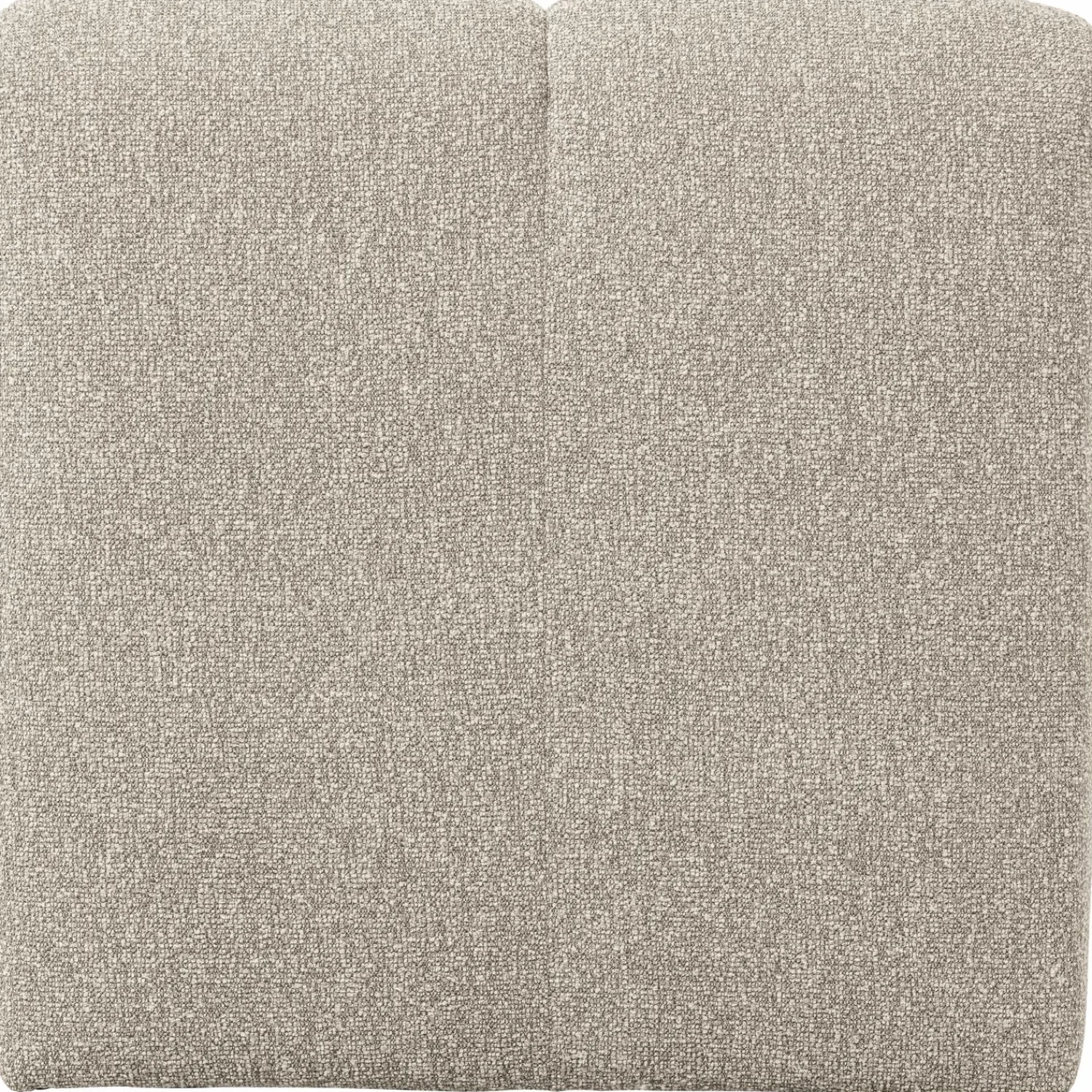New WOOOD Mojo eetbankje 84 cm met rugleuning bouclé Beige melange