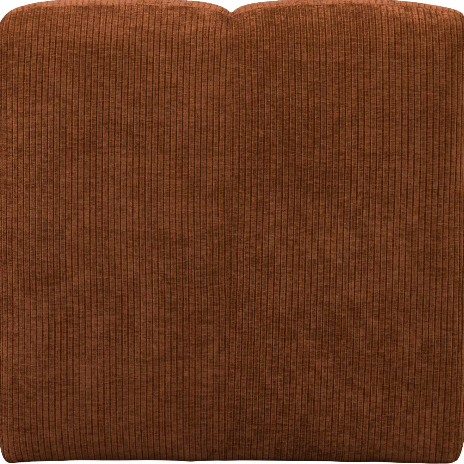 Sale WOOOD Mojo eetbankje 84 cm met rugleuning ribstof Roestbruin