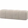 Sale WOOOD Mojo eetbankje 164 cm ribstof ecru